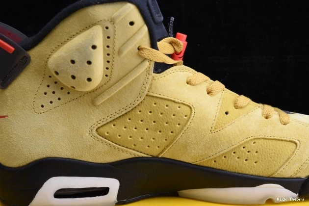 Kick Theory JORDAN 6 CN1084-300 X SCOTT YELLOW AIR TRAVIS 0817